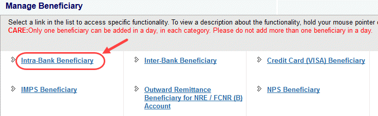 sbi to sbi money transfer through net banking