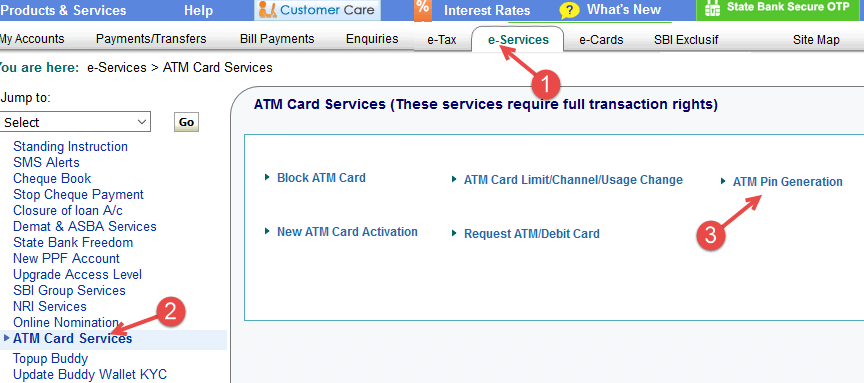 Activate Sbi Atm Card Blocked