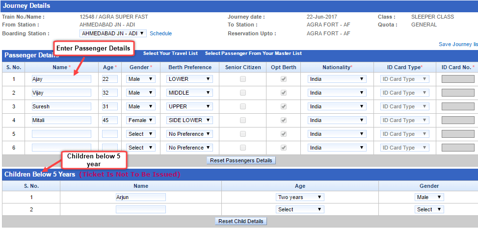 book train ticket irctc