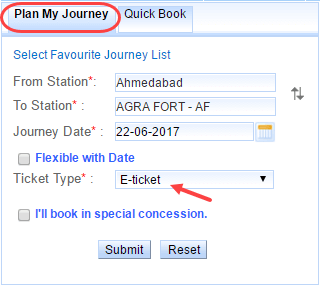irctc book train ticket online