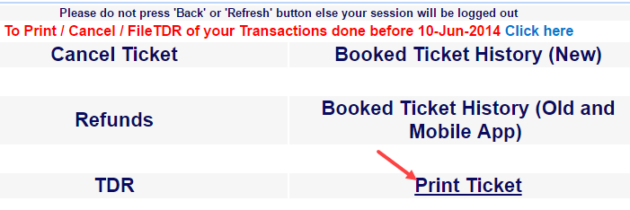 irctc book train ticket online