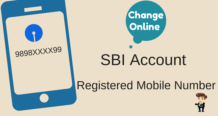how to change online mobile number in sbi