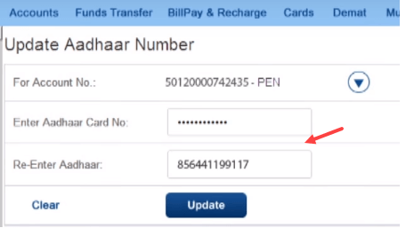 link aadhaar hdfc bank
