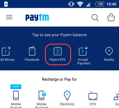 paytm kyc