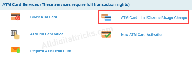 Enable International Usage for SBI Debit Card