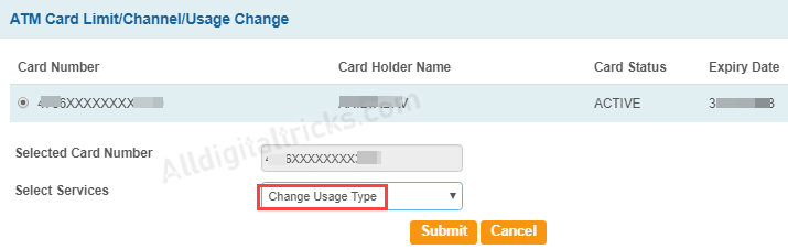 Enable International Usage for SBI Debit Card