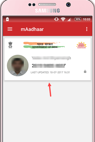 mAadhaar Application