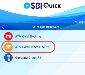 sbi debit card international usage