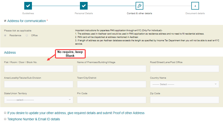 pan card name change correction