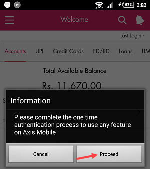 Axis Mobile Activation guide