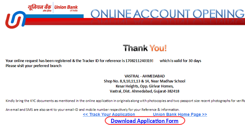 apply online union bank of india saving account