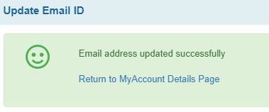 register update email id SBI account