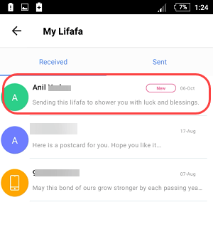 paytm lifafa send/receive