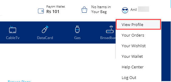 change paytm registered mobile number