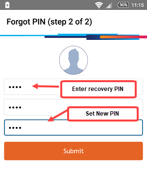 sbi buddy forget login pin security question answer