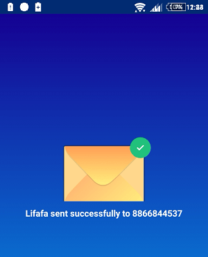 paytm lifafa send/receive