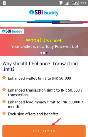 sbi buddy upgrade kyc