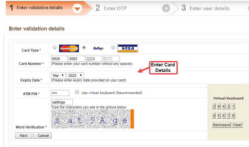bank of baroda net banking register online