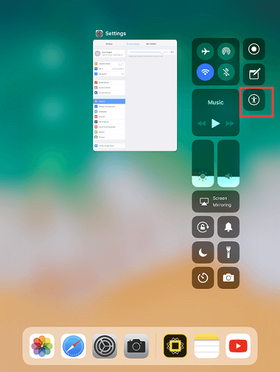 restart iphone ipad without power button