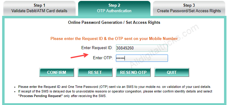 IDBI Bank net banking activate online