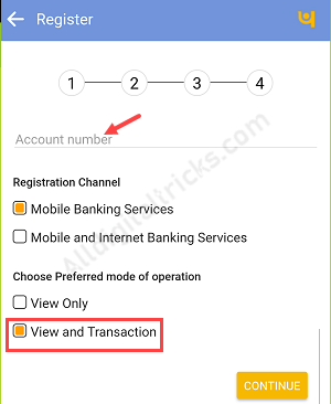 PNB mobile banking registration PNB One