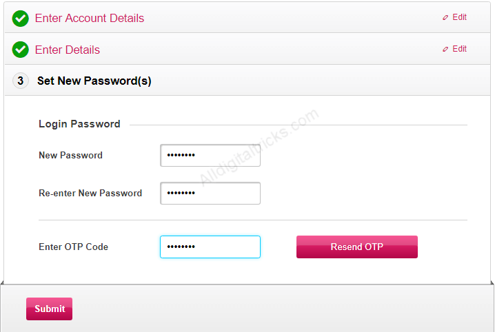 How To Reset Axis Bank Net Banking Login Password ...