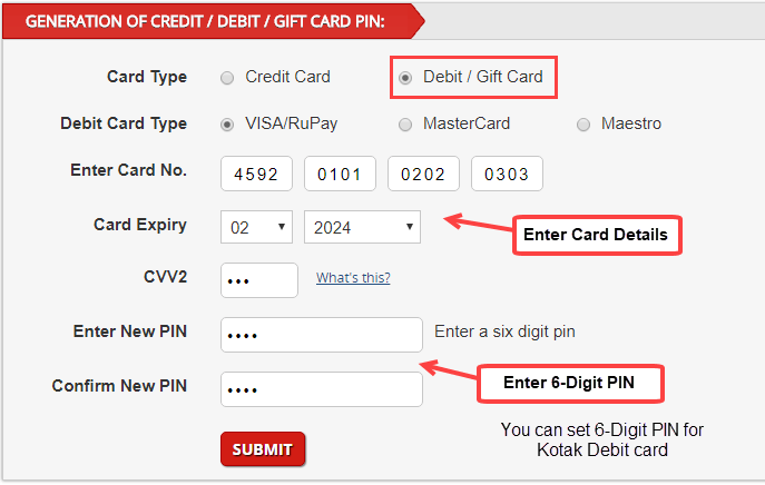 Debit Card Generator With Pin / How To Activate Paytm Debit Card