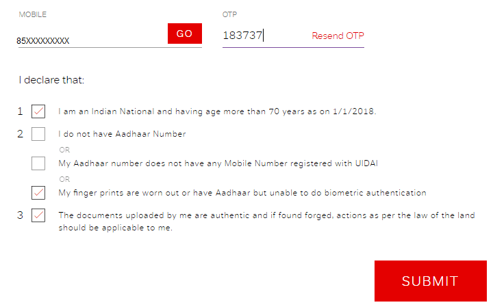 Airtel Aadhaar Re-verification Online