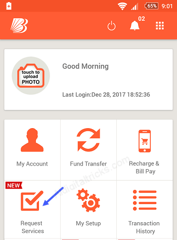 Bank of Baroda Cheque Book Request Online