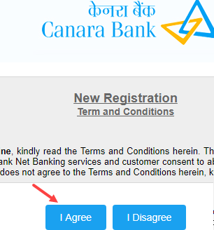 canara bank net banking online activation registration