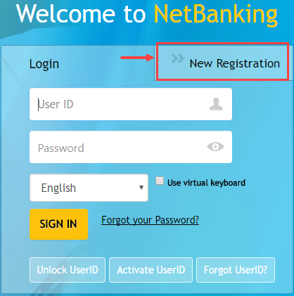 canara bank net banking online activation registration
