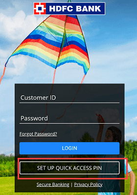 Activate HDFC Mobile Banking