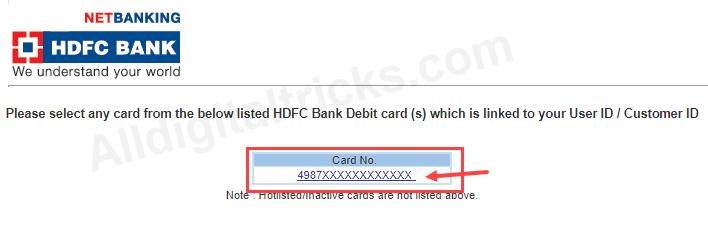 activate register hdfc net banking online