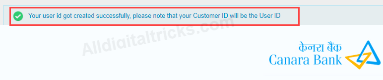 canara bank net banking online activation registration