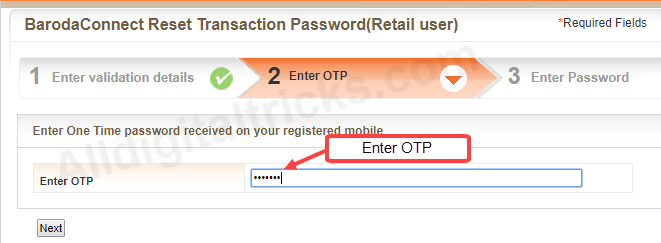 Transaction password