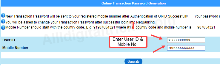 activate/register central bank of india net banking online