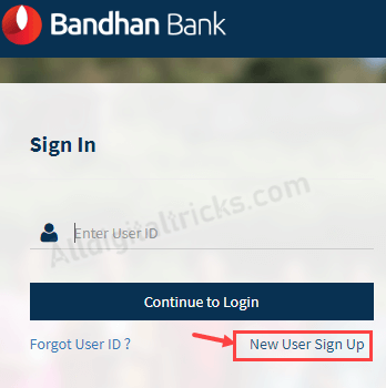 Bandhan Bank Net Banking Online Registration