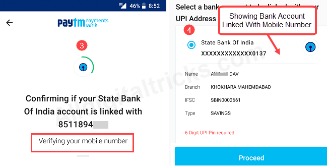 paytm bhim upi link bank account and how to use
