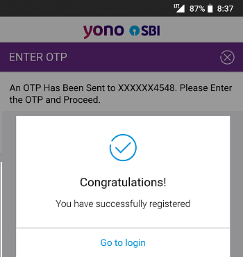 SBI YONO register and activate