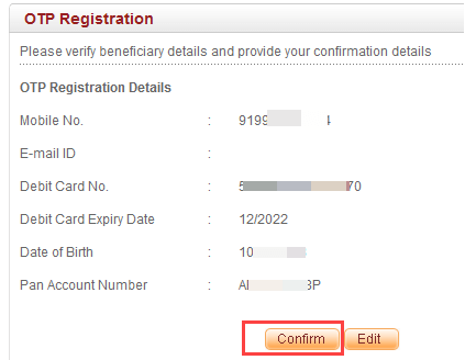 Indusind Bank change registered mobile number online