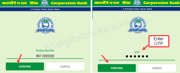 activate register corporation bank mobile banking - Corp EASE