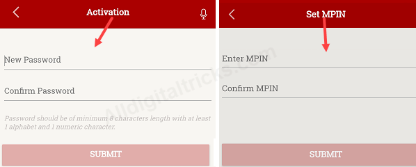 activate register South Indian Bank Mobile Banking