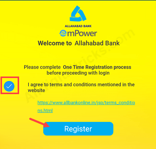 activate Allahabad bank mobile banking