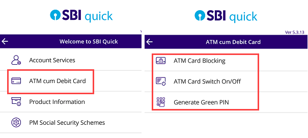 SBI Quick register and how to use