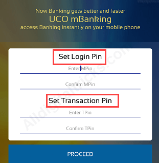 UCO Bank Mobile Banking register activate