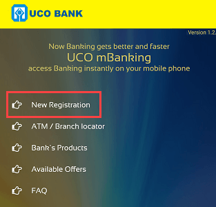 UCO Bank Mobile Banking register activate