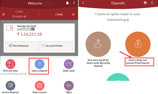 Indusind Bank open Fixed Deposit (FD) Online