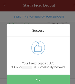 Indusind Bank open Fixed Deposit (FD) Online
