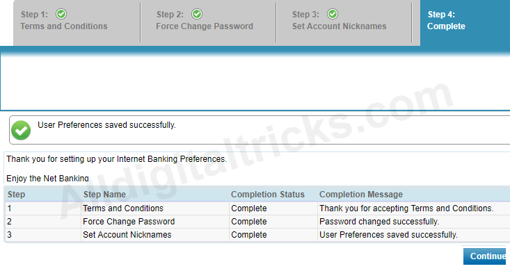first time login Syndicate net banking
