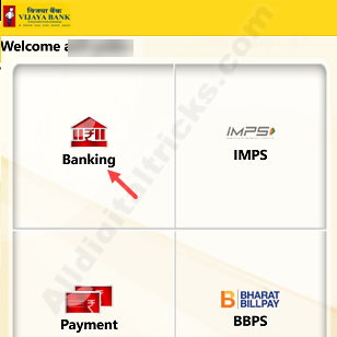 apply cheque book online vijaya Bank